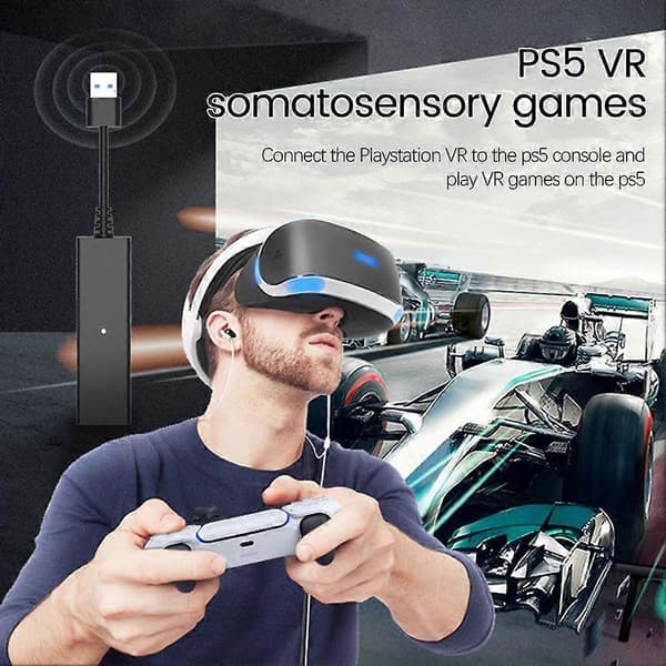 PSVR til PS5 Kabel Adapter VR Connector Mini Kamera Adapter Til PS5