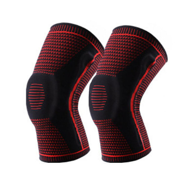 Sports Knee Pads,stable Support Knee Brace With Side Stabilizers,for Fitness,climbing Red L