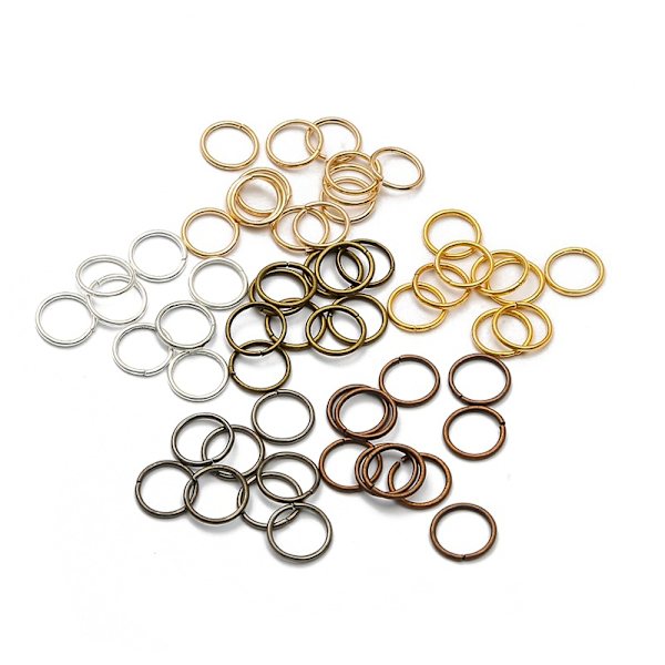 5-12mm enkel-loop öppen-loop pärlade smycken DIY handgjorda örhängen materialpaket håraccessoarer hårnålstillbehör material