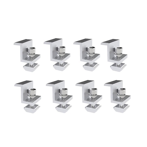 8 Delar 30mm Solpanel Fäste Är Justerbara, Solcellsmontering, Trapetsplåt för Tak, Husbil, B
