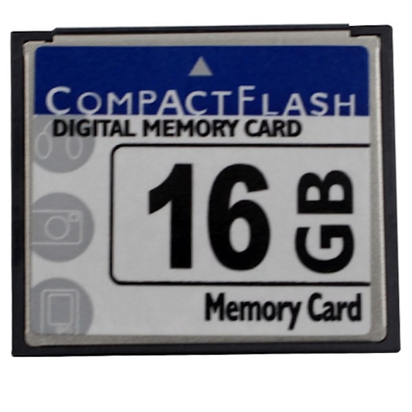 16 Gt:n Compact Flash -kortti kameroille, mainoskoneille ja teollisuustietokoneille