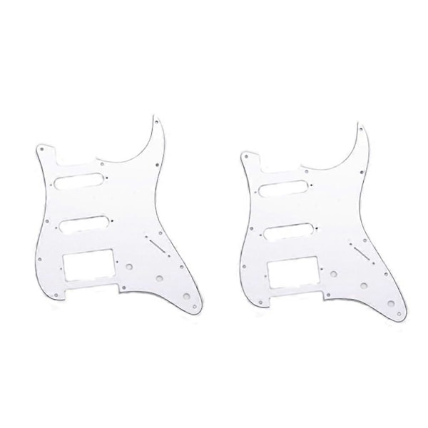 Gitarrtillbehör Elektrisk Gitarr Plektrumskydd Frontskydd Elektrisk Gitarr Plektrumskydd Vit