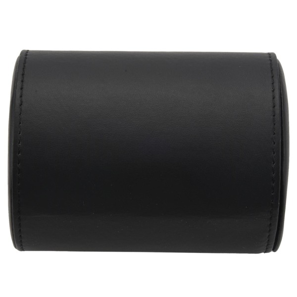 Musta solmio kaulanauha case matkalahjarasia, sylinterin muotoinen