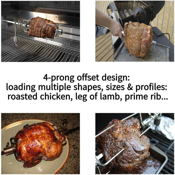 Grillgaffel Tillbehör 2st För Mångsidig Grillning