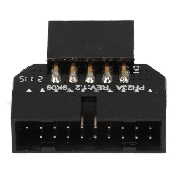 USB Hovedkort Splitter Hovedkort USB2.0 9 Pin til USB3.0 19 Pin Frontpanel Hannplugg Konverteringsadapter