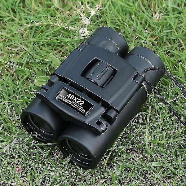 40x22 HD Kraftfulla Kikare 2000m Lång Räckvidd Vikbar Mini Teleskop BAK4 FMC Optik