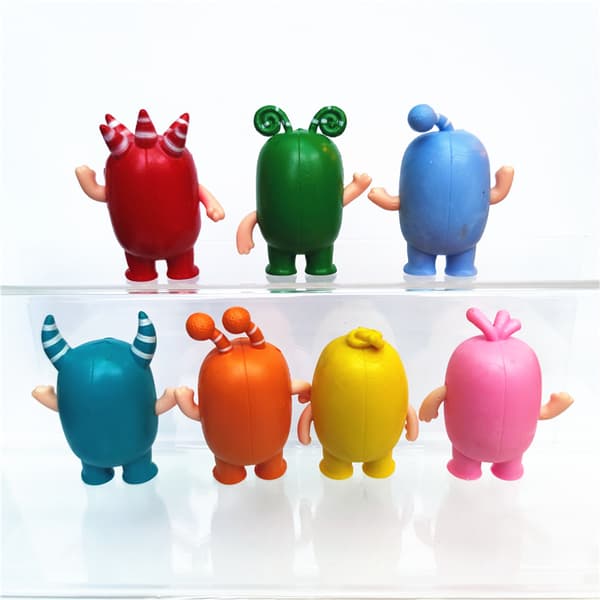 7 st/oddbods actionfigurer 7cm samlarleksaker barnpresenter_c