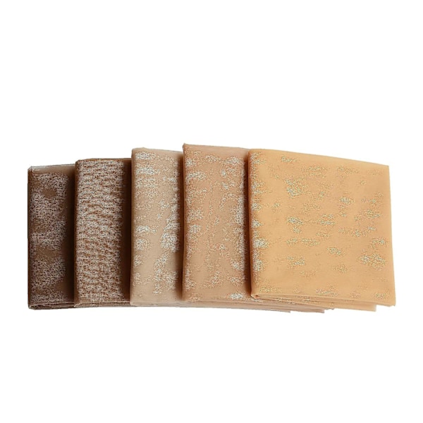 1 meter schweizisk spetsnät för att göra spetsperuklock eller spetsstängningsfundamentlock peruktillbehör (beige)
