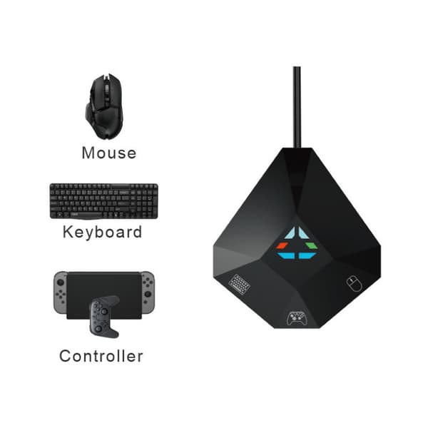 Tastatur- og museadapter for PS4/ PS3/ Xbox One/ Xbox 360-konverter