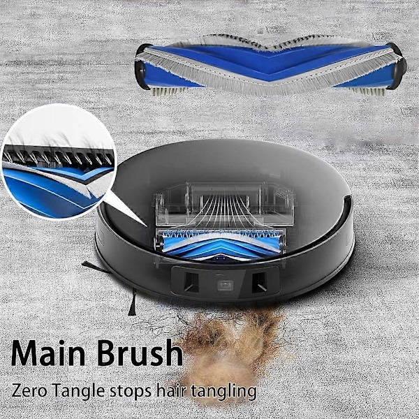 Erstatningstilbehørssett for T30 Omni, T30 PRO MAX - Inkluderer børster, filtre, moppeputer, støvpose