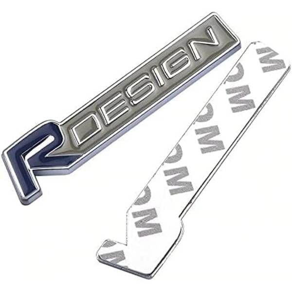 Blå Grill Badge Front Emblem Til Volvo R DESIGN XC60 V70 S60 V40 V60 C30 V50