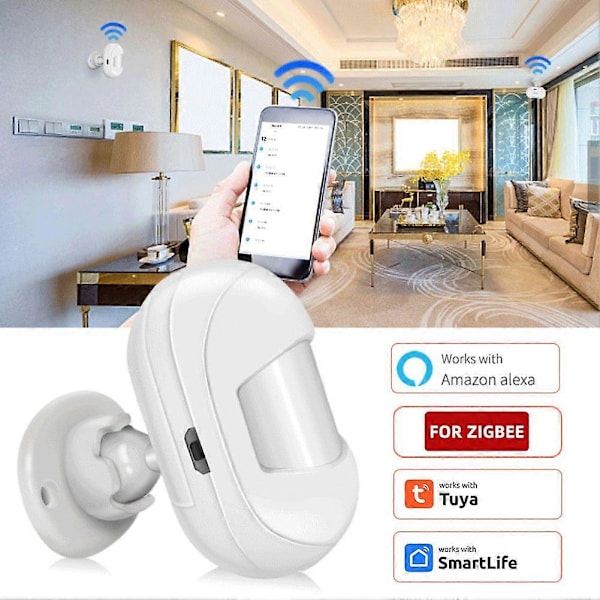 2st Tuya Zigbee 3.0 Smart Pir Rörelsesensor Mänsklig Rörelsesensor Smart Hemdetektor Hemsäkerhet För Tuya Smart Life