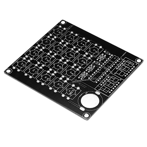 DIY Kalkylator Kit Digital Rörkalkylator Inbyggd CR2032 Knappcell med Transparent Fodral Calcul