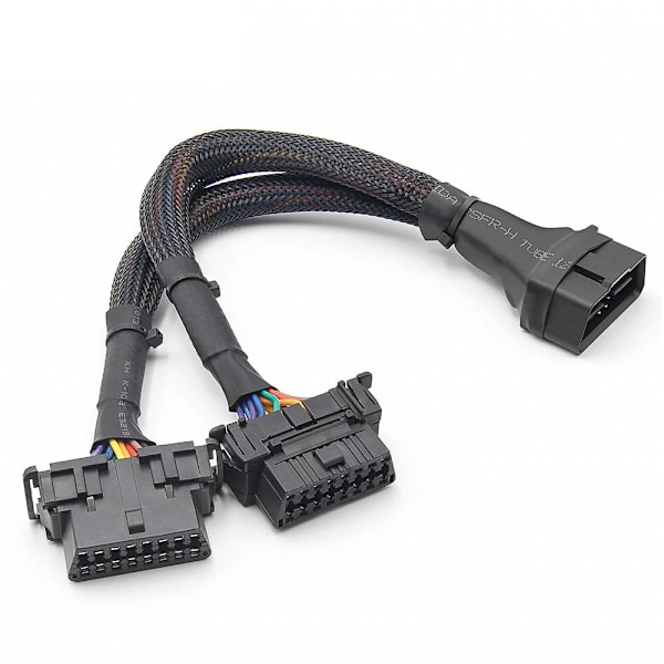 Bil OBD 1-til-2 kabelharness, to specifikationer af hunspænde, fulde ben og fulde ledninger, konverteret kabel