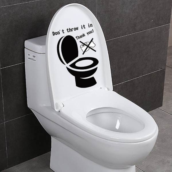 Numb Toilet Stickers Rotte Aftagelige Stickers