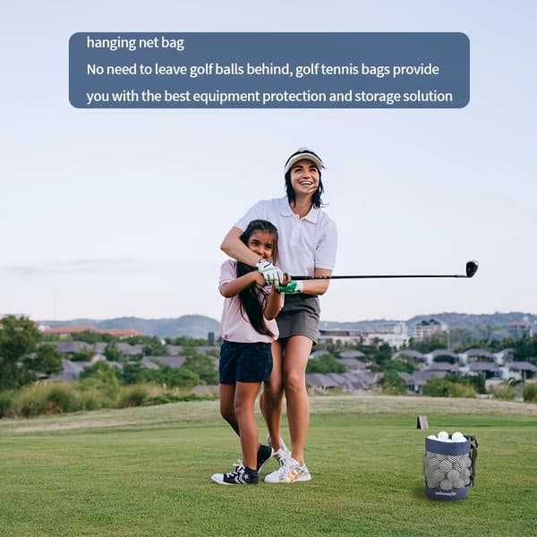 300D Vattentät Nylon Dragsko Bärbar Golfnätväska