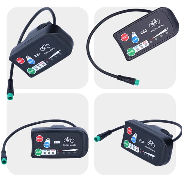 Elektrisk Cykel Display 36v 48v Ebike Ligent Kontrolpanel Lcd Display Led880 Vandtæt Controller
