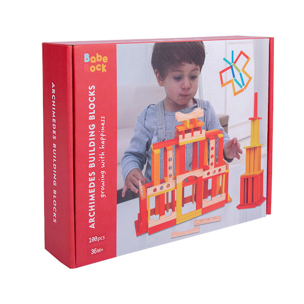 1 bit tidig barndomsutveckling Archimedes montering bygg interaktivt spel babykoncentrationsträning