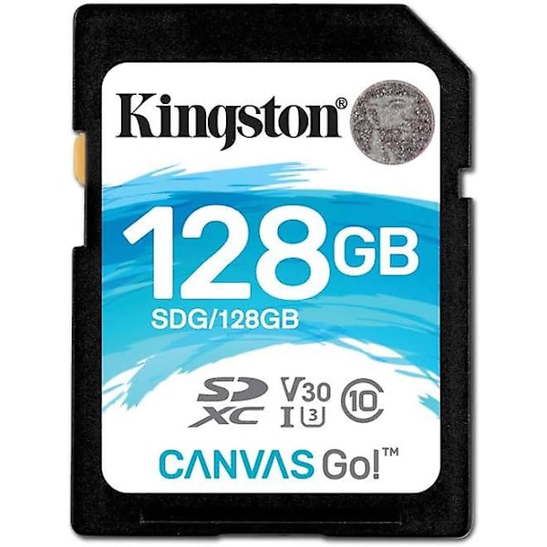 Canvas Go! 128GB SDXC Class 10 SD-minnekort UHS-I 90MB/S R Flash-minnekort (SDG/128GBET)