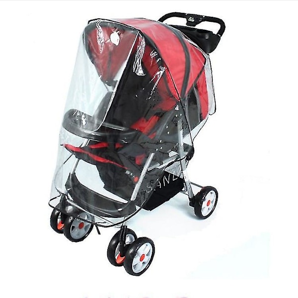 Yaju Universal Barnvagnsregnskydd Barnvagn Transparent Skydd Uk1pcs-transparent