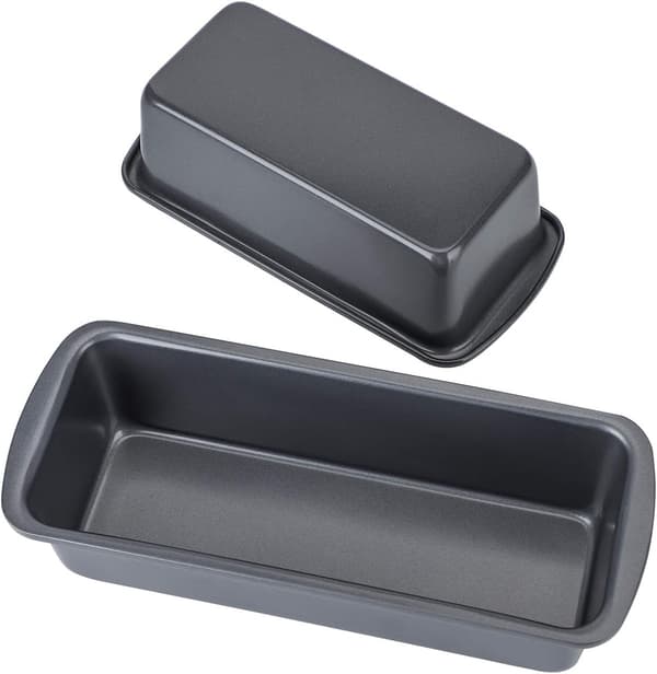 Bakform, Beasea brödformar set om 3, non-stick bakform för rostbröd, brödformar i kolstål - Svart