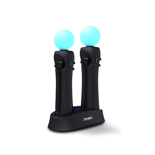 DOBE PS4/PS3 Move -ohjain kaksoislaturi MOVE langaton ohjainlaturi kaksoislaturi TP3-382