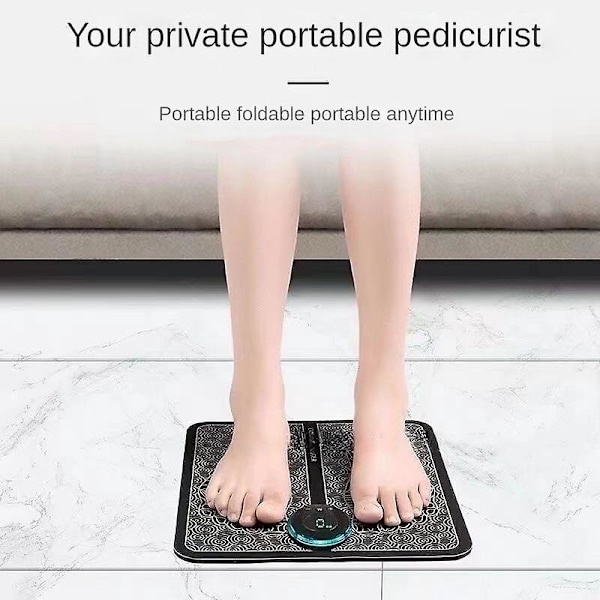 EMS Fotmassageapparat för cirkulation och smärtlindring, fot nooro neuropati avgift, USB Ny