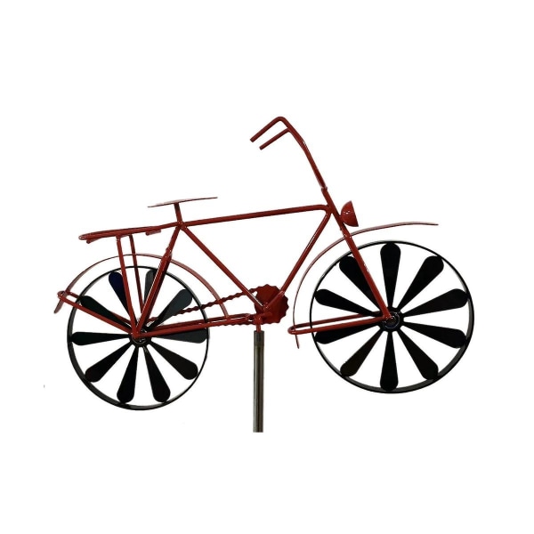 Iron Wind Spinner, 51in H Cykel Vindspinnare, Cykel Stake Dekoration, Utomhus Trädgård Dekor För Pat