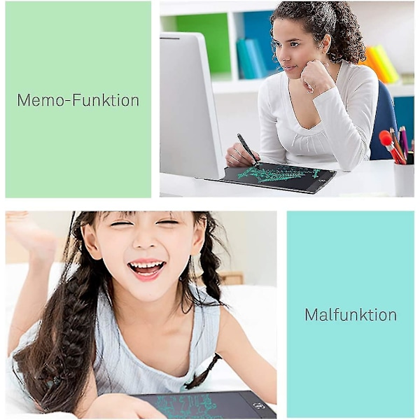 LCD-skrivetavle, LCD-skrivebrett, grafikkbrett, skrivebrett, digitalt skrivebrett, papirfritt maleri for barn, skoletegning, notater