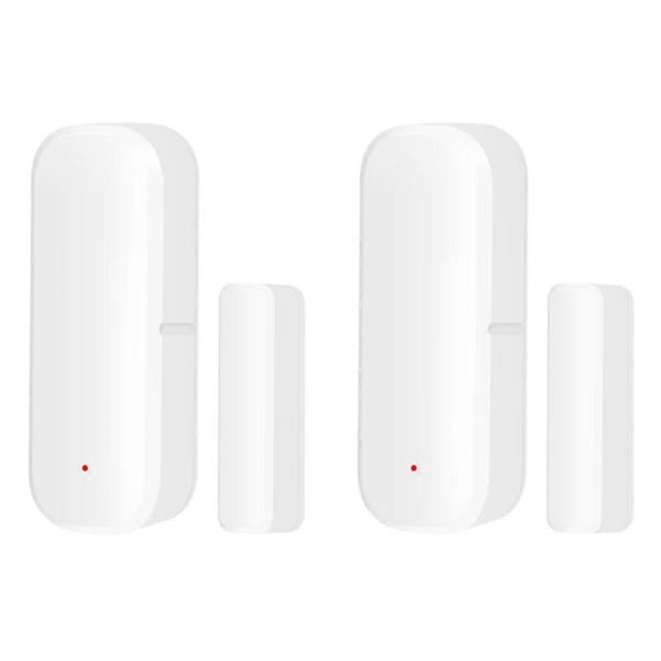 2x Tuya Smart WiFi Dörrsensor Fönstersensor Dörr Magnetisk Larmdetektor