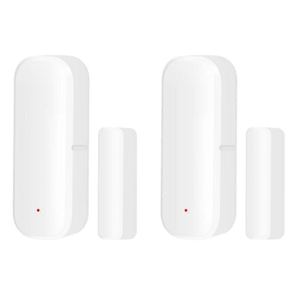 2x Tuya Smart WiFi Dørsensor Vinduesensor Dør Magnetisk Alarmdetektor