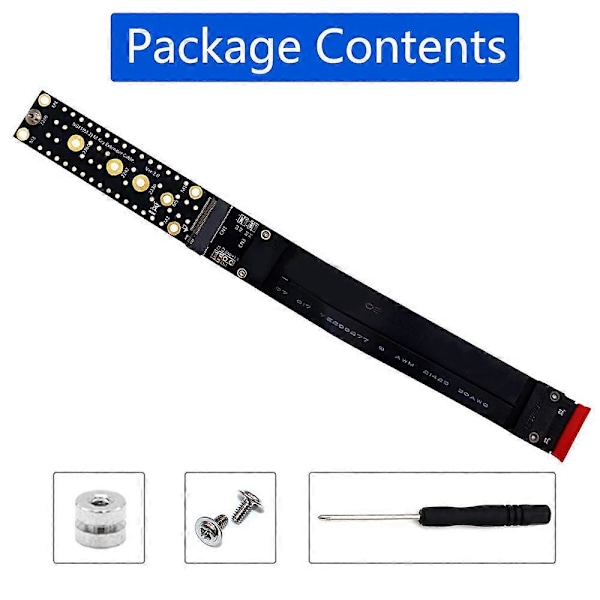 M.2(NGFF) Key M NVMe SSD Forlængerkabel PCIe3.0 X4 4 Understøtter Kun M.2 Key M Interface SS