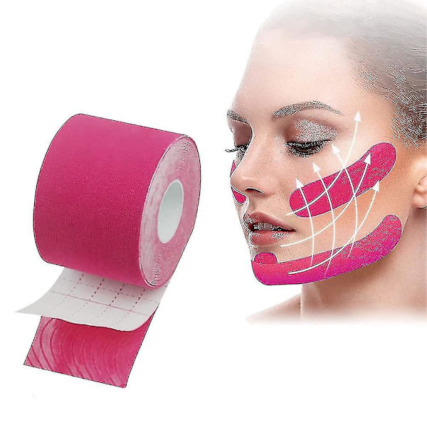 5m Ansigtsløftningstape Myofascial Ansigtsstramningsbånd, Anti-rynke Patches, Ansigts Patches, Multifunktionel Ansigts Tape - MXBC