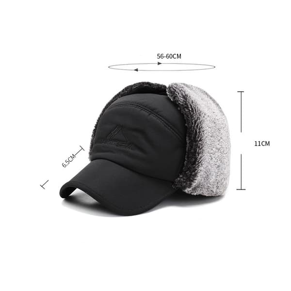 Unisex Vinterøreklap, Bomber Hat, Holder Varmen Under Skøjteløb