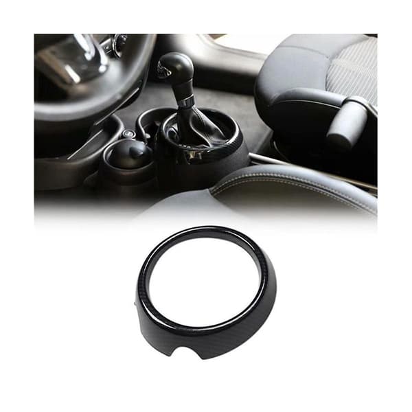 Bil Carbon Fiber Central Gear Panel Kontrolpanel Dekal Bil Interiør Modifikation til 2011-2016 MIN