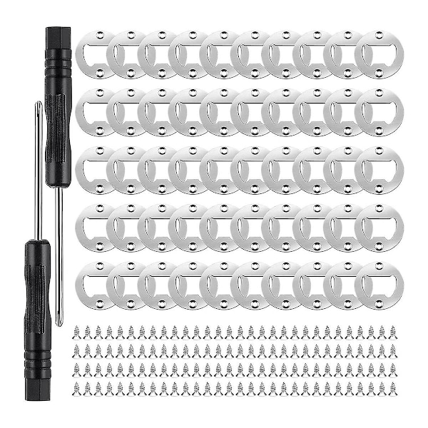 50 kpl Pullonavaajan Sisäosa DIY Pullonavaajan Tarvikkeet Metalliset Pullonavaajan Tarvikkeet Olutpullonavaaja