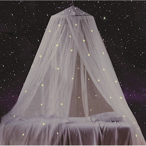 Fluorescent Stars Bed Canopy Glow In The Dark, Great Gift-mxbc