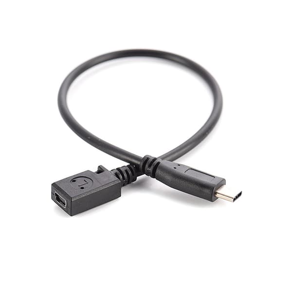 Anvendelig til Xiaomi mobiltelefon Huawei 2 opladningsdatakabel Android USB adapter konverter Type-C han til Mini hun