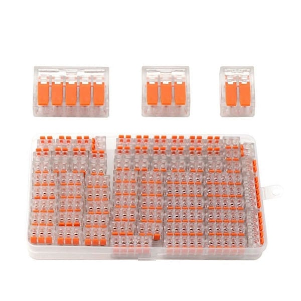 75 st Elkopplingsplintar med Spak Mini Snabbkopplingsplint 2 Portar 3 Portar 5 Portar