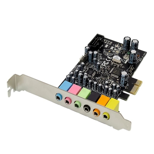 CM8828 PCI-E -äänikortti HD Audio 7.1CH PC Windows10 -äänikortti Sisäänrakennettu 7.1-kanavainen HiFi Surround Audio laajenee