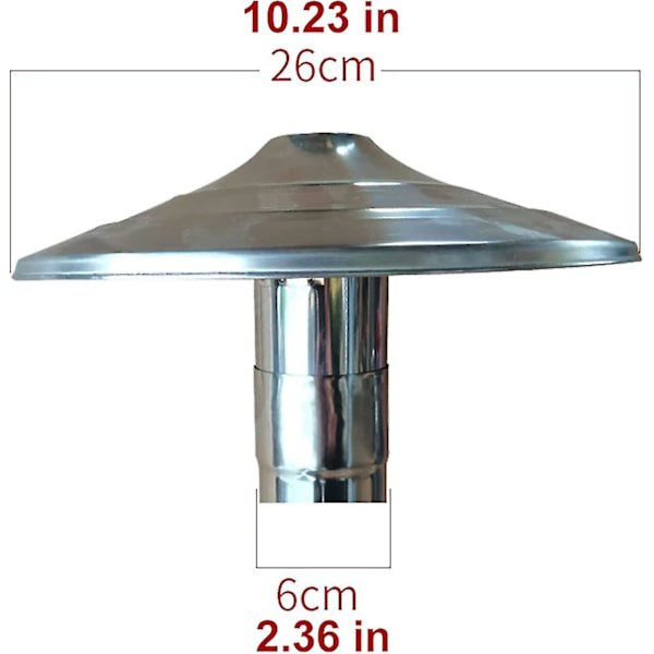 Suxm indsats pejs skorsten regnslag, rustfrit stål skorsten dæksel, røgrørsdæksel, regn og snebeskyttelse, forhindrer snavs, samles uden