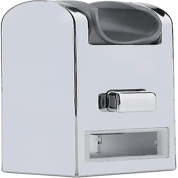 Justerbar Dusjhodeholder - Glidebane - Krom - 30x15 Støtterail