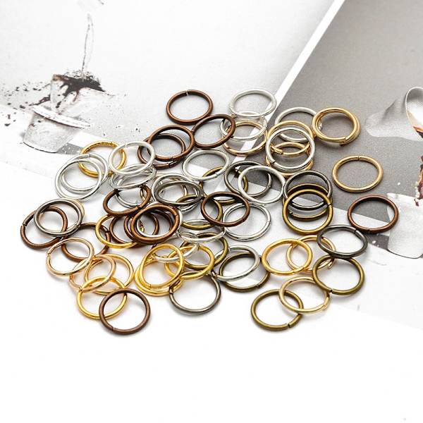 5-12mm enkel-loop öppen-loop pärlade smycken DIY handgjorda örhängen materialpaket håraccessoarer hårnålstillbehör material