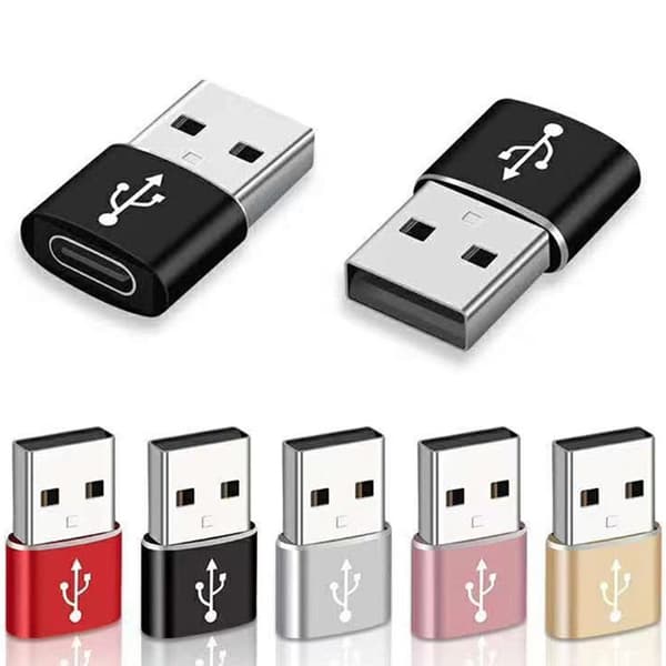4-pakning type-C hunn til USB C hunn til A hann USB-C datakabel PD hurtigladekabel type-C adapter OTG3.1