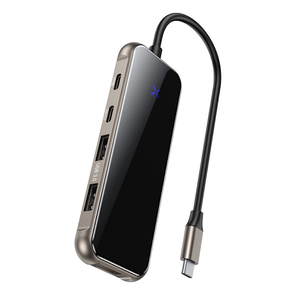 Dockningsstation Type-C 8-i-1 USB3.0 Multi-Interface Konverter Bärbar Laptop Utbyggnadshubb