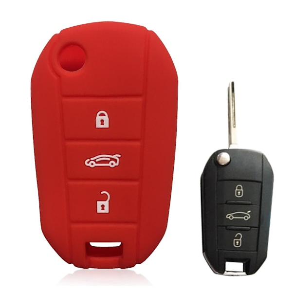 Bilnøgleetui Fob Til Opel Corsa D F A Grandland X Crossland Combo Etui Til Citroen C4 Cactus C5 Aircross Berlingo Cap-mxbc