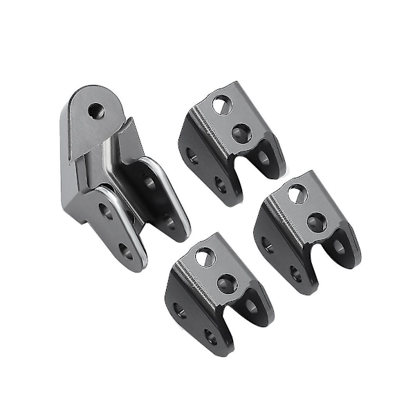 Metall Axelmonteringsset Fjädringslänkar Ställ för 1/10 RC Crawler Bil Redcat Gen8 Uppgraderingsdelar, Grå