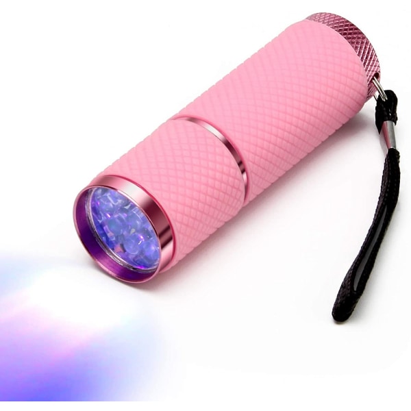 Led Mini Ficklampor, Super Ljus Ficklampa Med Snöre För Barn Light Pink 30