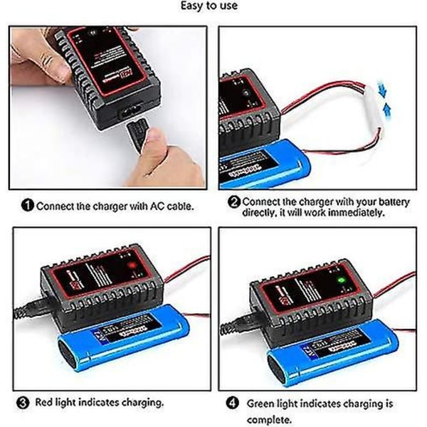 Nimh-oplader til Nimh/nicd-batteri (2-8s), intelligent oplader-mxbc