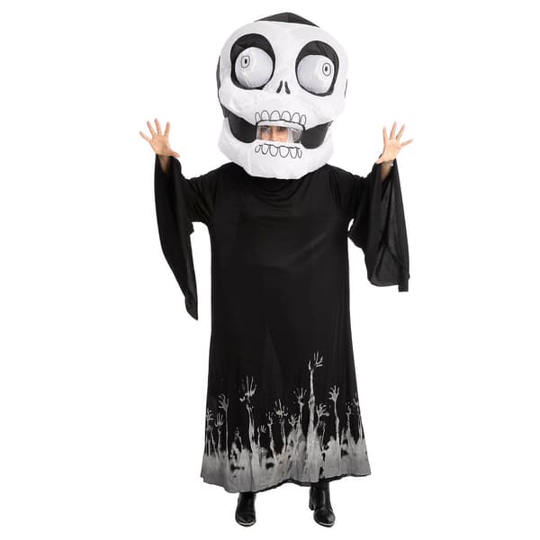 Halloween Oppblåsbart Hodeplagg Spøkelsesfestivalfest Horror Spøkelsesdekorativt Hodeplagg